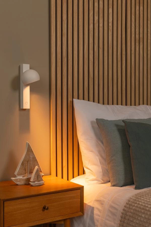 Lucide Premium ESFERA - Wall light - LED Dim. - 1x9W 2700K - White - atmosphere 1